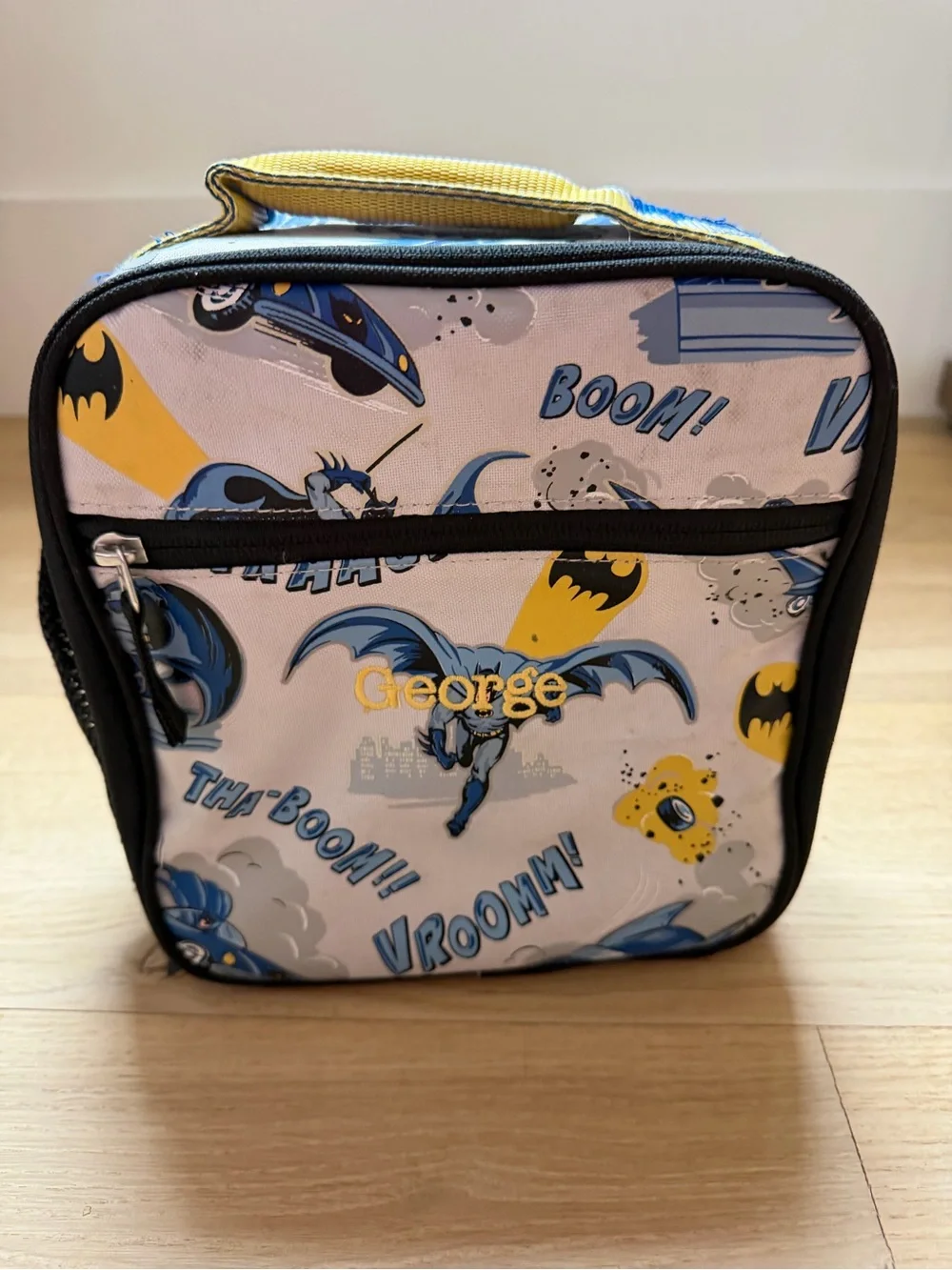 Personalized Batman Lunch Box “George” Insulated Kids Bag